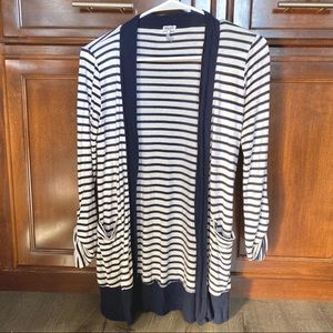 Splendid Cardigan navy stripes